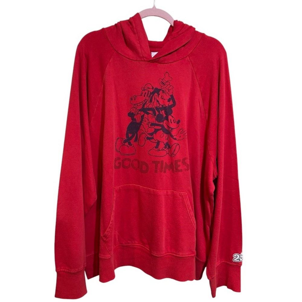 Disney Red Good Times Hoodie Cotton new without tags size XXL